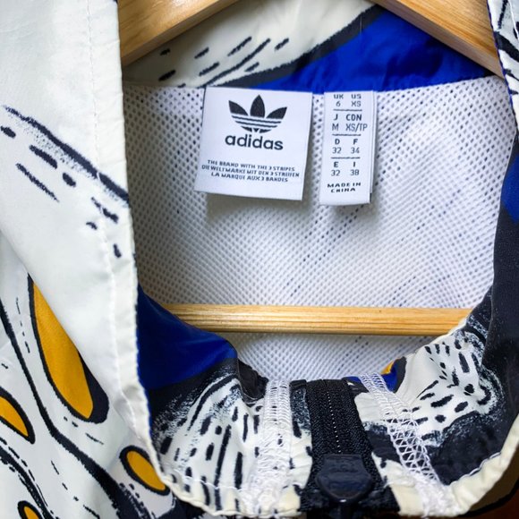 [Like New] ADIDAS Tropical Print Windbreaker - Picture 5 of 6